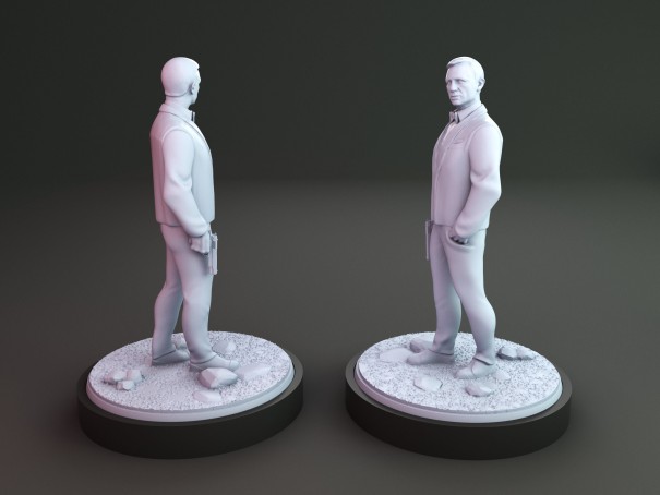 Miniatura de James Bond