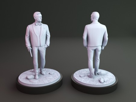 Miniatura de James Bond