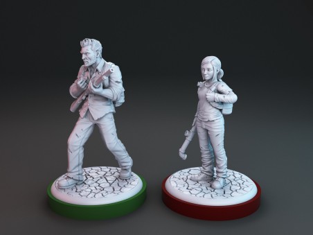Joel and Ellie "The last Survivors" miniatures