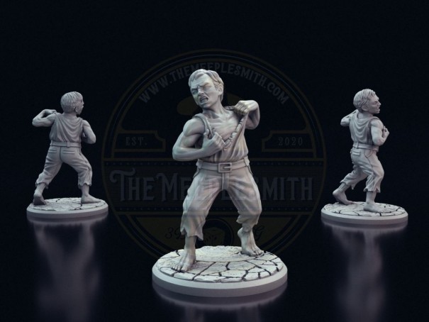 Conjunto de miniaturas de transformación de Hombre a Bestia: ¡Lobo Hombre!