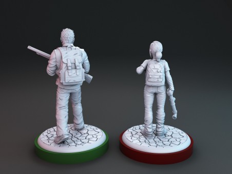 Joel and Ellie "The last Survivors" miniatures