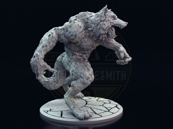 Conjunto de miniaturas de transformación de Hombre a Bestia: ¡Lobo Hombre!