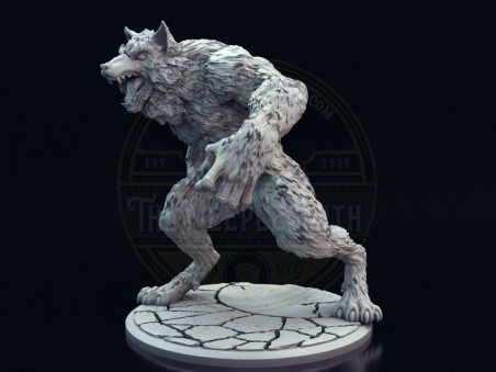 Werewolf Transformation Miniature Set  -  From Man to Beast