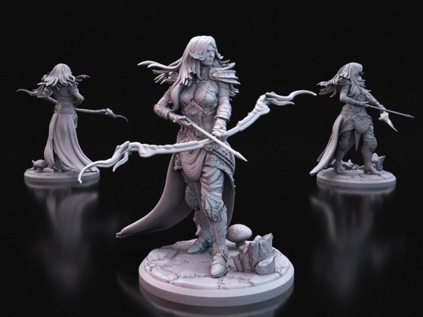 Fantasy Woman "Loathly" miniature