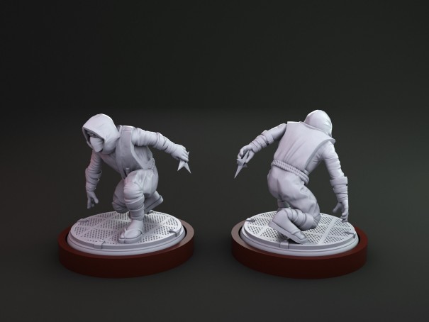 Unmatched Aliado "La Mano" Ninjas para Elektra (pack de 4 unidades)