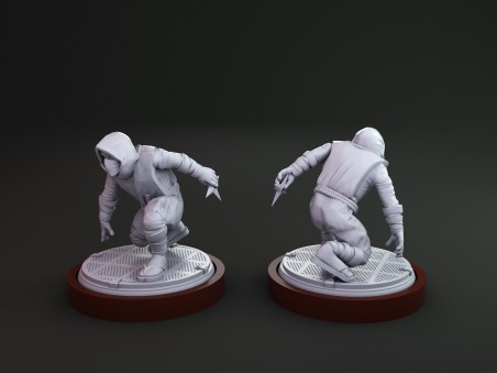 Unmatched Sidekick "The Hand" Ninjas for Elektra (pack of 4 units)