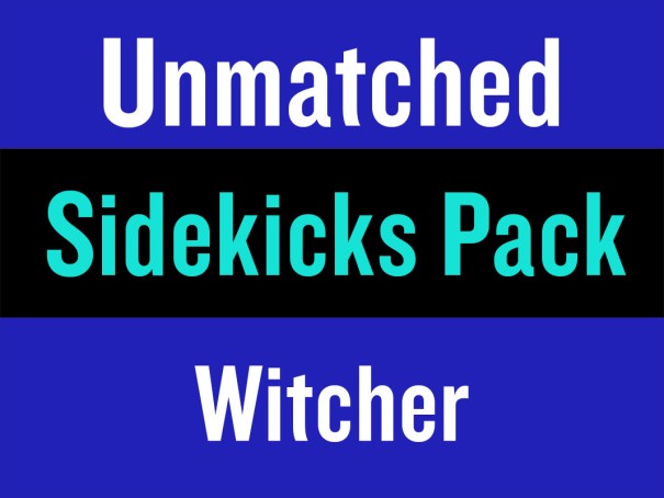 Pack of sidekicks miniatures for Unmatched Witcher