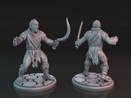 The Dunwich Corrupted Cultist V2 miniatures