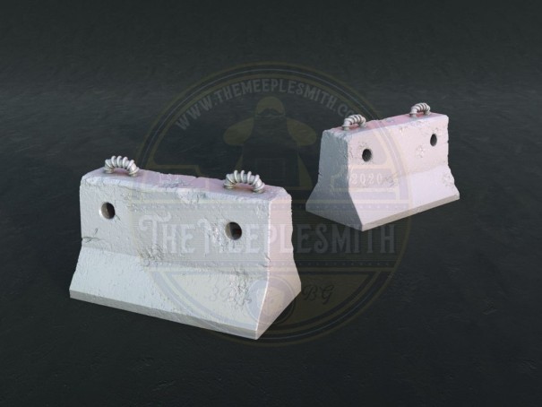 Concrete Barriers (Pack of 2 units)