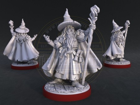 Miniatura Unmatched del aliado Merlin V.2 para el Rey Arturo