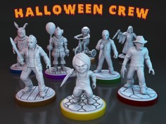 Miniaturas del Equipo de Monstruos de Halloween