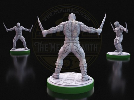 Guerrero Vengativo V2 - Miniatura Inspirada en Drax
