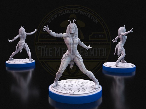 Empathic Warrior V.1 – Miniature Inspired by Mantis