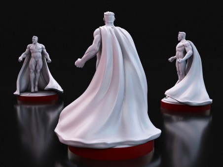 Guerrero Invencible - Miniatura Inspirada en Omni-Man