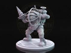Nombre ES: Enforcer Abisal - Miniatura Inspirada en Big Daddy 2