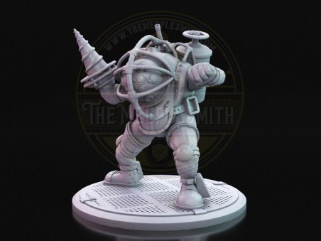Deep-Sea Enforcer  -  Miniature Inspired by Big Daddy