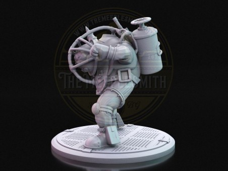 Deep-Sea Enforcer  -  Miniature Inspired by Big Daddy