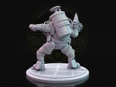 Deep-Sea Enforcer  -  Miniature Inspired by Big Daddy