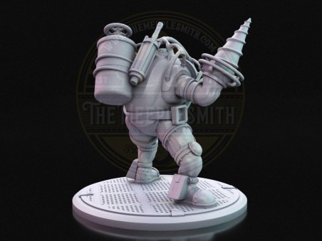 Deep-Sea Enforcer  -  Miniature Inspired by Big Daddy