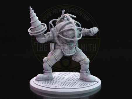 Deep-Sea Enforcer  -  Miniature Inspired by Big Daddy