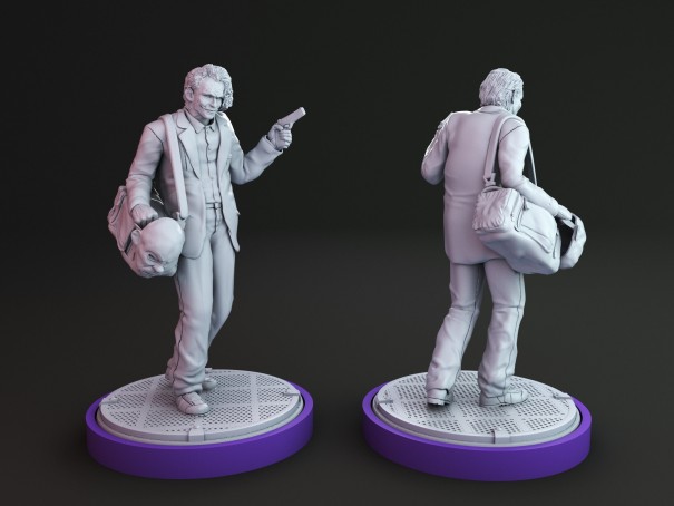 Heath Ledger "Joker" miniature