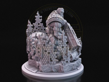 Cybernetic Soldier  -  Miniature Inspired by Cable