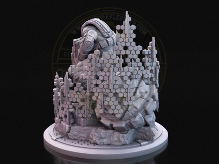 Cybernetic Soldier  -  Miniature Inspired by Cable