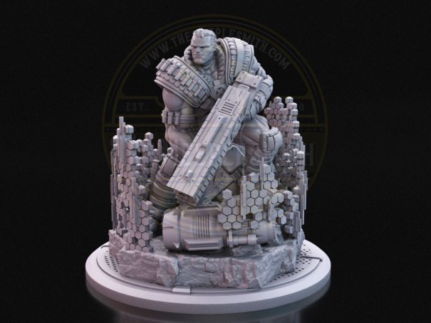 Soldado Cibernético - Miniatura Inspirada en Cable