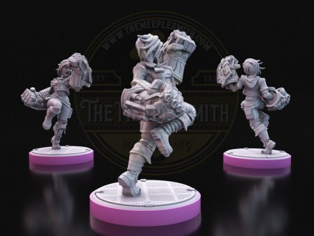 The Enforcer of Piltover  -  Miniature Inspired by Vi