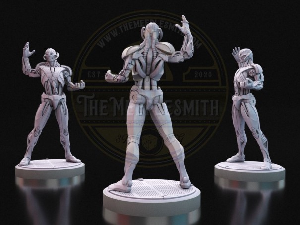Conquistador Artificial - Miniatura Inspirada en Ultron