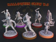 Miniaturas de la Pandilla de Monstruos Halloween V.2