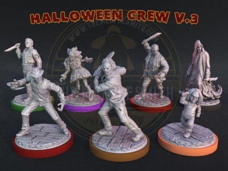 Miniaturas de la Pandilla de Monstruos Halloween V.3