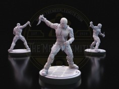Silent Assassin  -  Miniature Inspired by Black Noir from The Boys