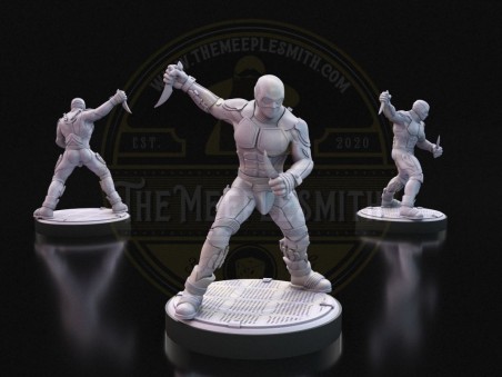 Silent Assassin  -  Miniature Inspired by Black Noir from The Boys
