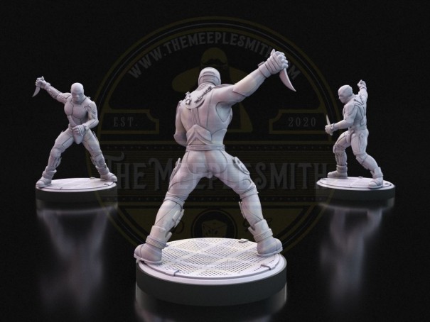 Silent Assassin  -  Miniature Inspired by Black Noir from The Boys