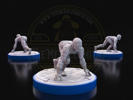 Lightning-Fast Sprinter  -  Miniature Inspired by A-Train from The Boys