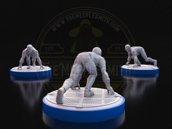 Lightning-Fast Sprinter  -  Miniature Inspired by A-Train from The Boys