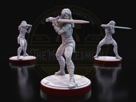 The Warrior Queen  -  Miniature Inspired by Queen Maeve from The Boys