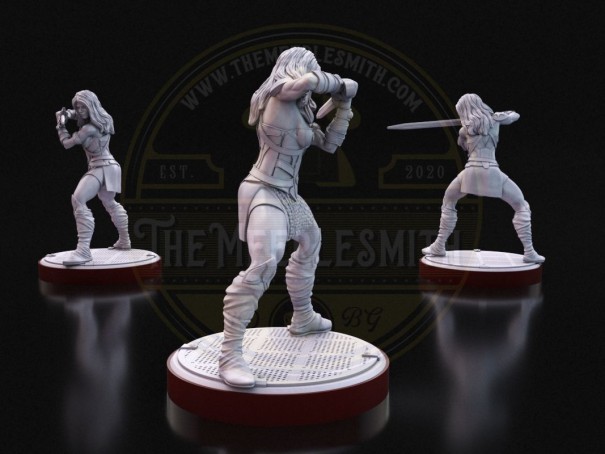 The Warrior Queen  -  Miniature Inspired by Queen Maeve from The Boys