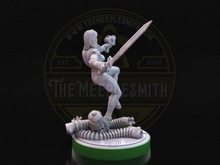 Deadliest Warrior  -  Miniature Inspired by Gamora from Guardians of the Galaxy