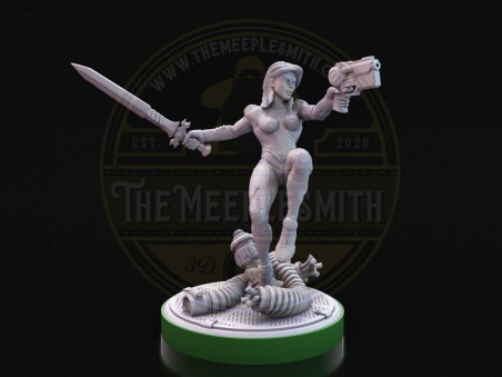 Deadliest Warrior  -  Miniature Inspired by Gamora from Guardians of the Galaxy