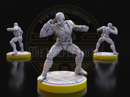 Optic Blast Commander  -  Miniature Inspired by Cyclops from X-Men