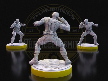 Optic Blast Commander  -  Miniature Inspired by Cyclops from X-Men