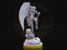 Winged Warrior  -  Miniature Inspired by Hawkgirl 2