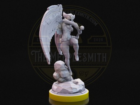Winged Warrior  -  Miniature Inspired by Hawkgirl