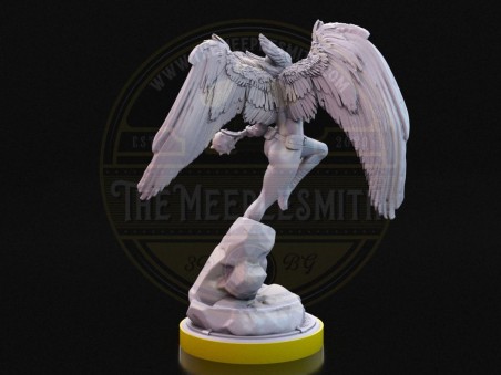 Winged Warrior  -  Miniature Inspired by Hawkgirl