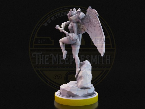 Guerrera Alada - Miniatura Inspirada en Hawkgirl