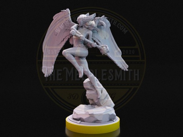 Guerrera Alada - Miniatura Inspirada en Hawkgirl