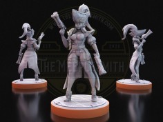 Capitán Cazarrecompensas - Miniatura Inspirada en Miss Fortune de League of Legends