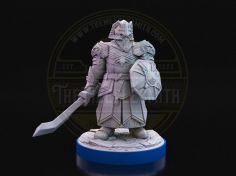 copy of The White Wizard miniature for tabletop, board games, paint and display...